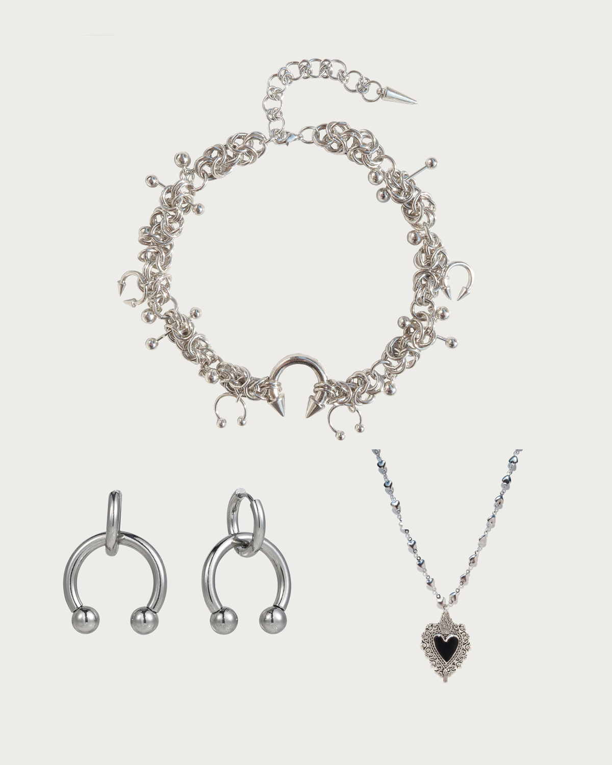 Nicola & Cathy & Chloe Lucky Charm Jewelry Set