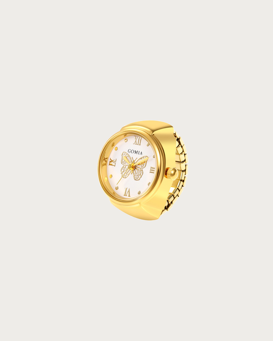 Aditi Butterfly Watch Golden Ring