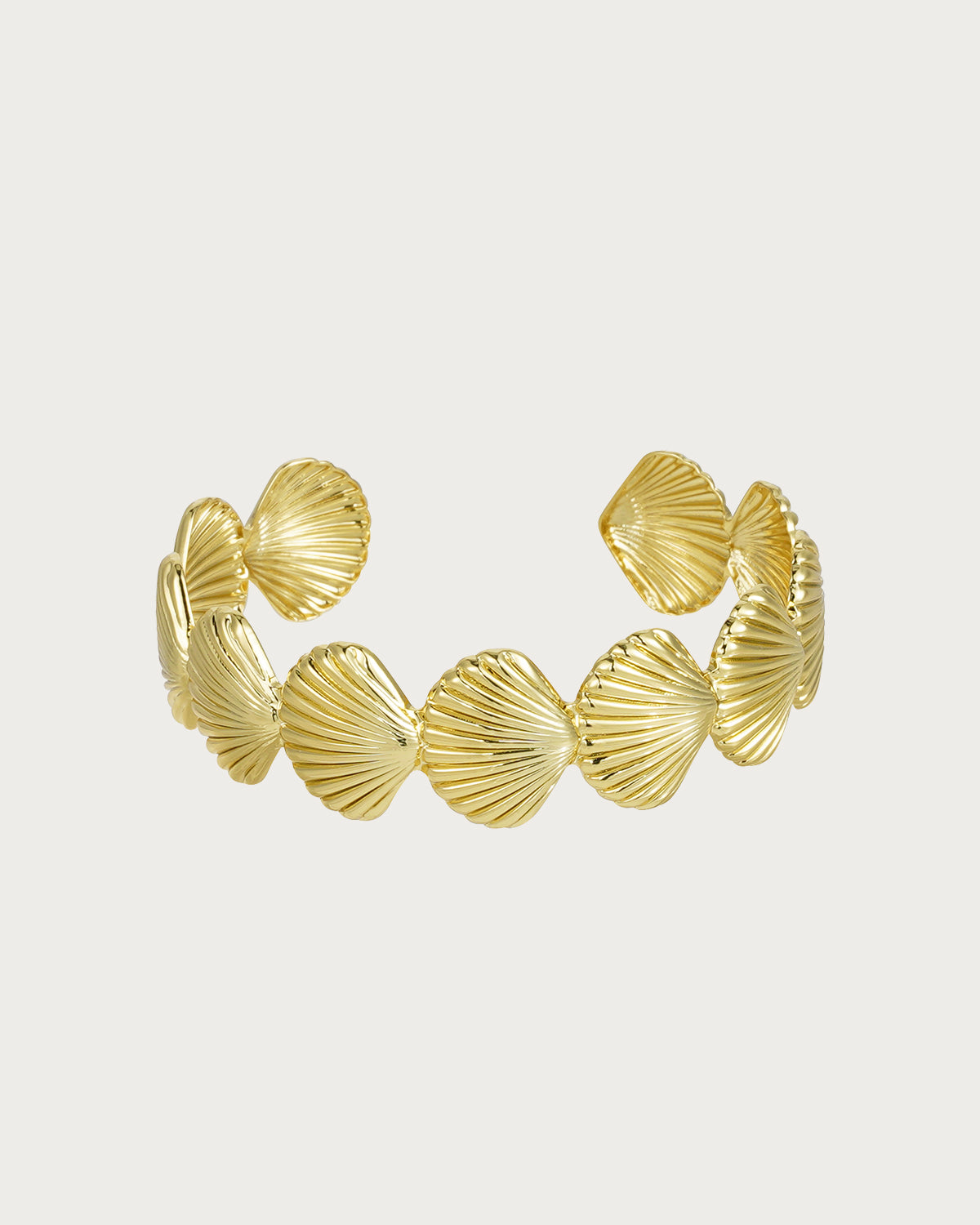 Erin Shell Golden Bangle