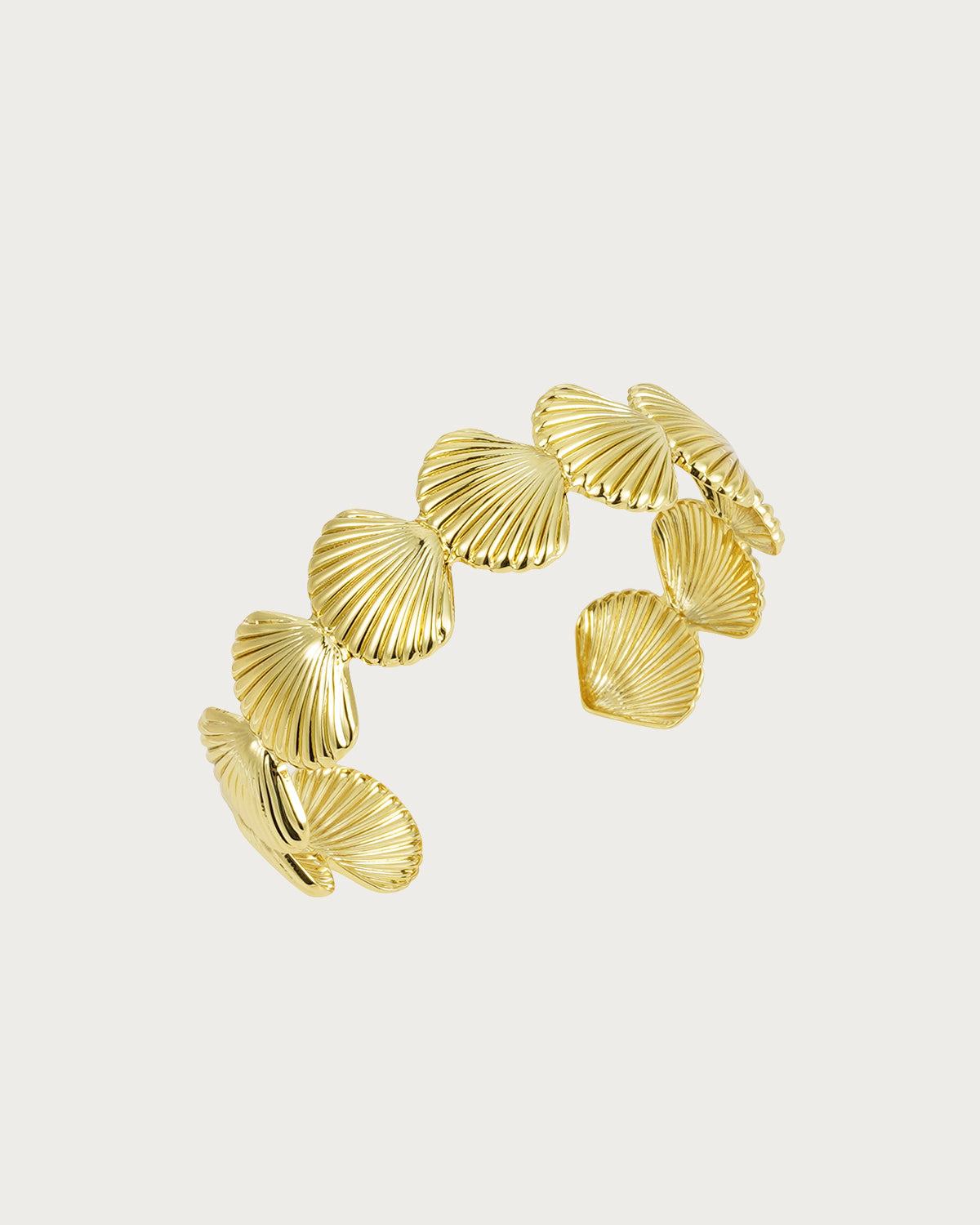 Erin Shell Golden Bangle