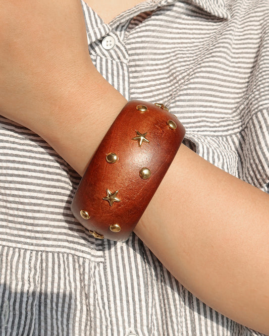 Kama Star Wooden Bangle