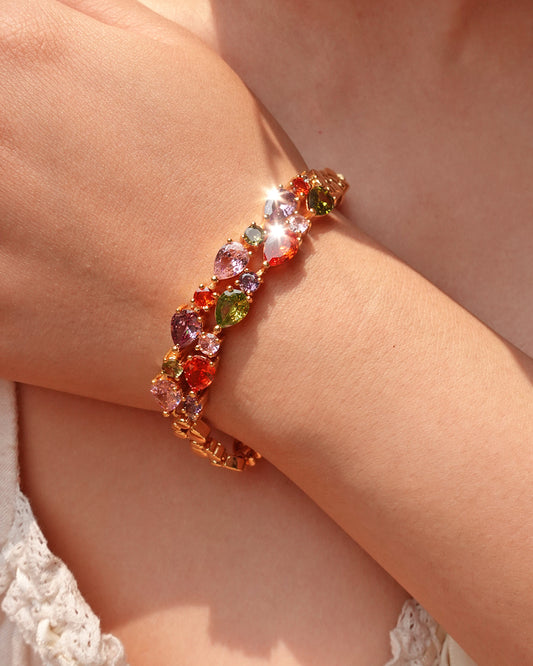 Ada Colorful Golden Bracelet