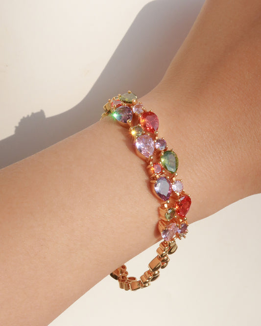 Ada Colorful Golden Bracelet