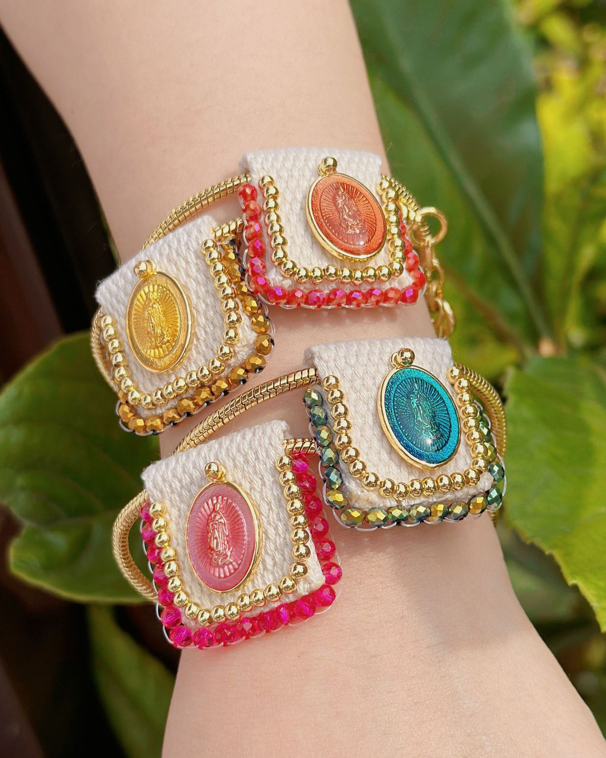 Nelly Virgin Mary Golden Bracelet(4 Colors)