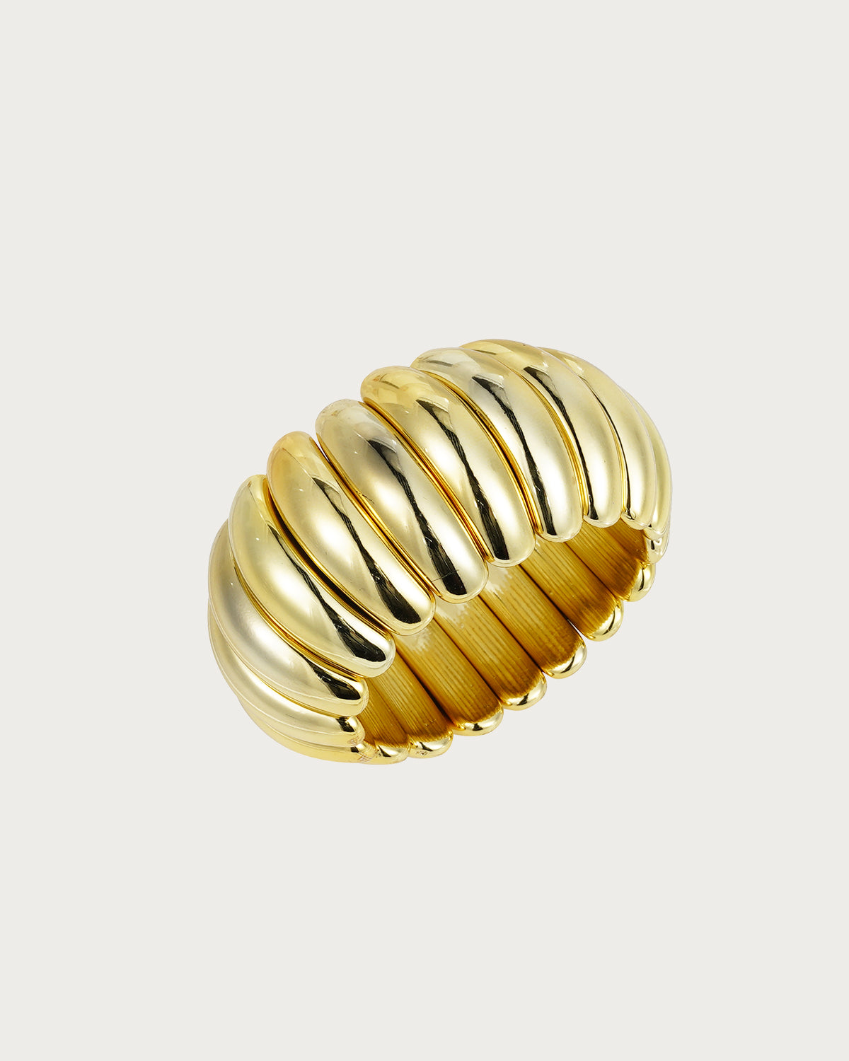 Caroline Stretch Chunky Golden Bracelet