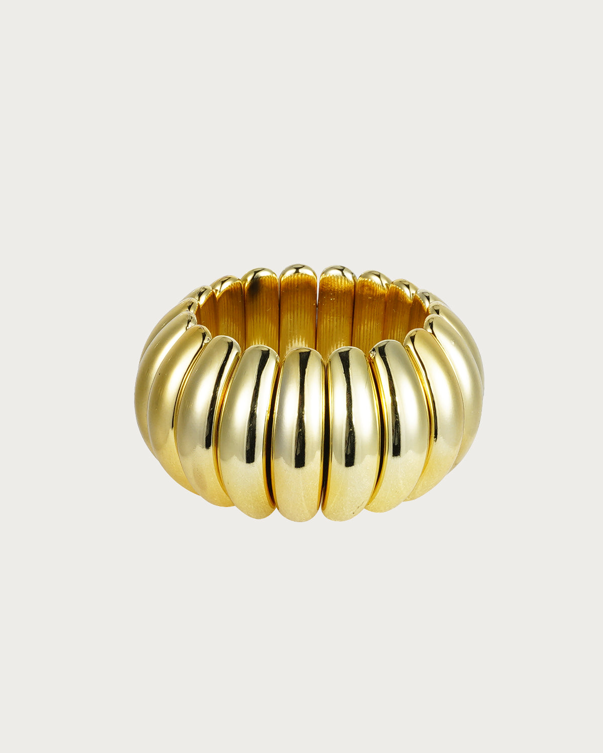 Caroline Stretch Chunky Golden Bracelet