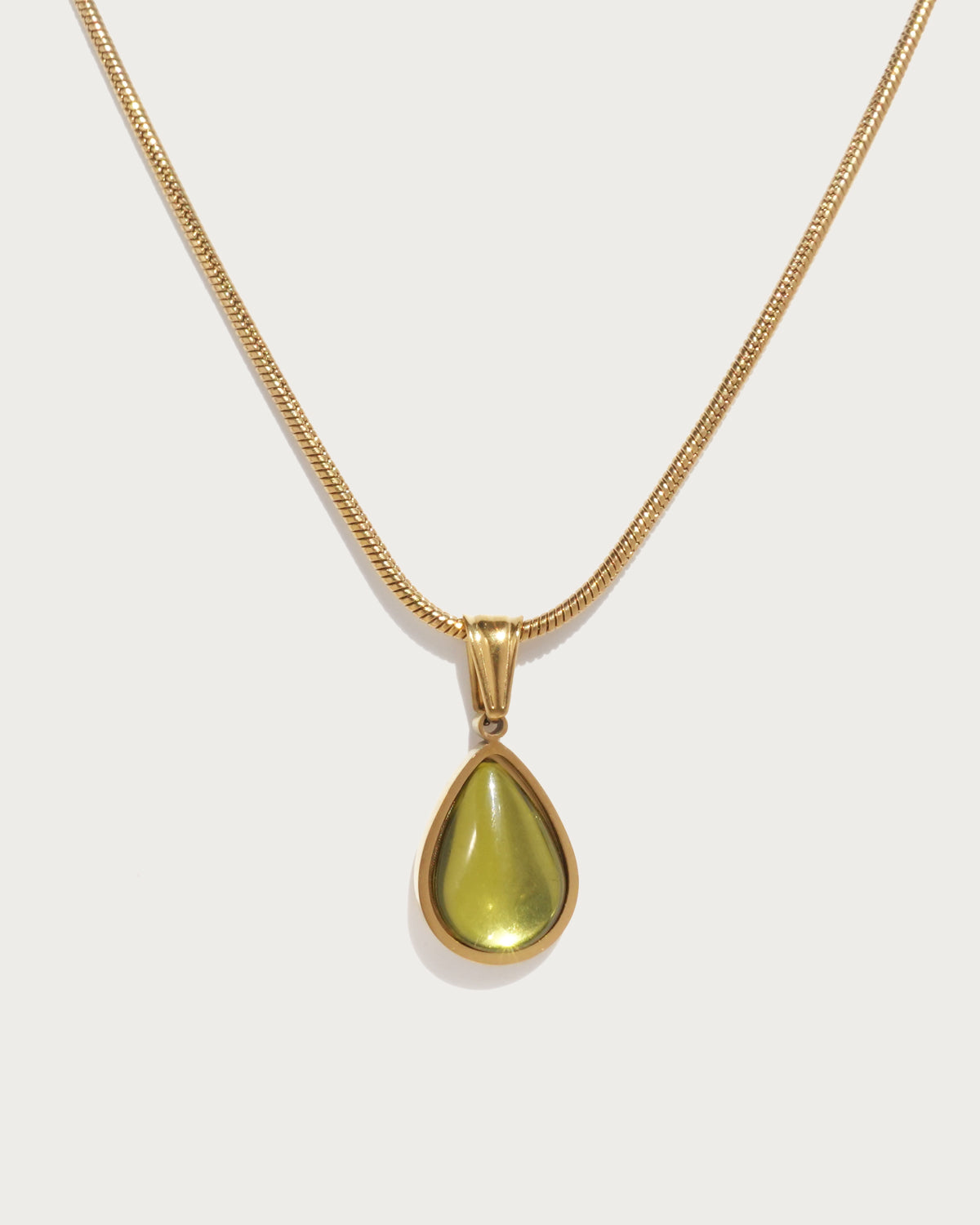 Aurora Waterdrop Blue Silver Pendant Necklace