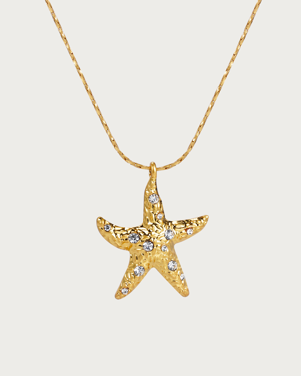 Murray Starfish Golden Pendant Necklace