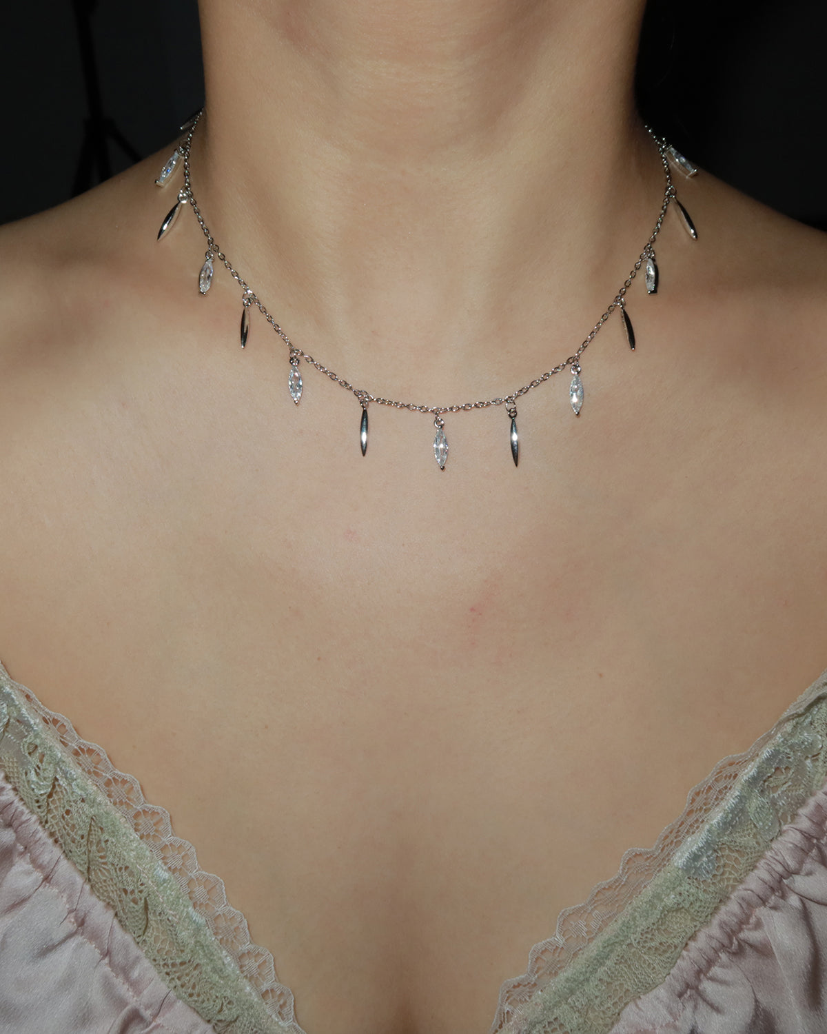 Fanny Elegant Drop Tassel Necklace