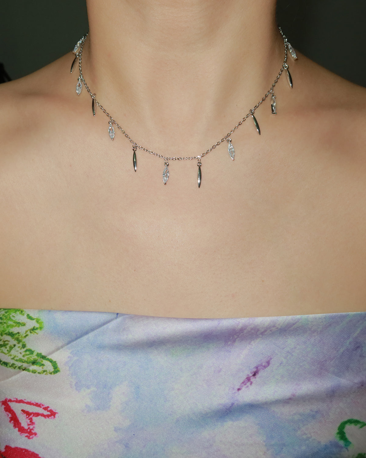 Fanny Elegant Drop Tassel Necklace