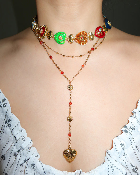 Jennie Golden Lariat Necklace