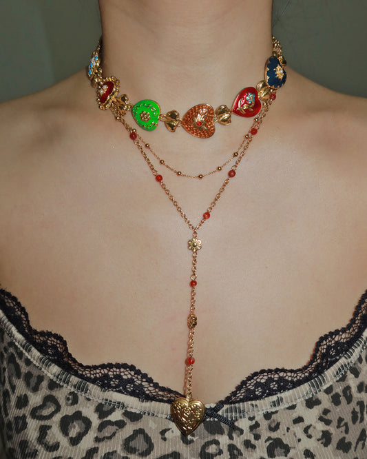 Jennie Golden Lariat Necklace