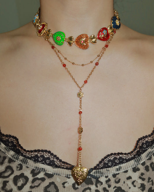 Jennie Golden Lariat Necklace