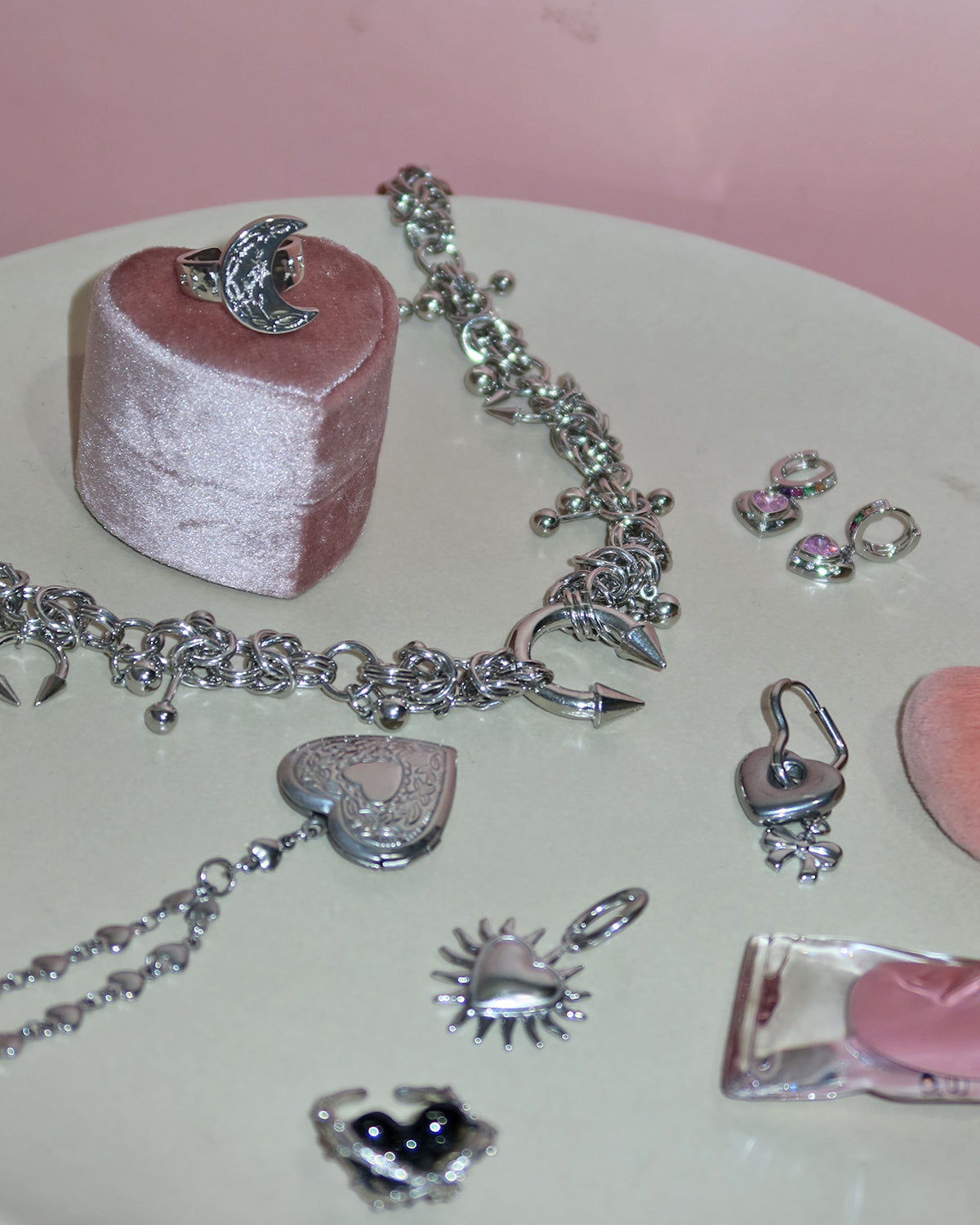 Nicola Lucky Horseshoe Silver Necklace