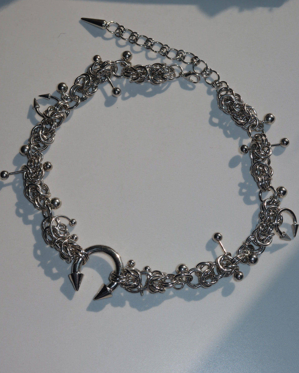 Nicola Lucky Horseshoe Silver Necklace