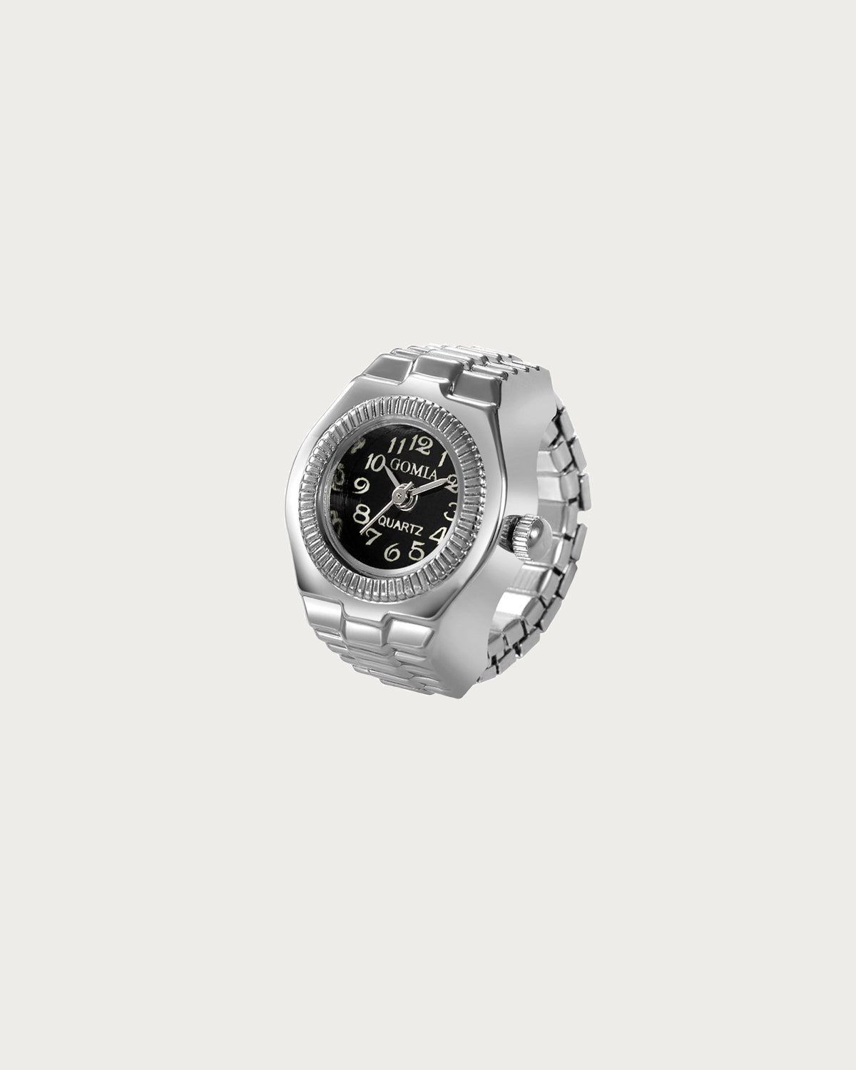 Anillo elástico de plata para reloj