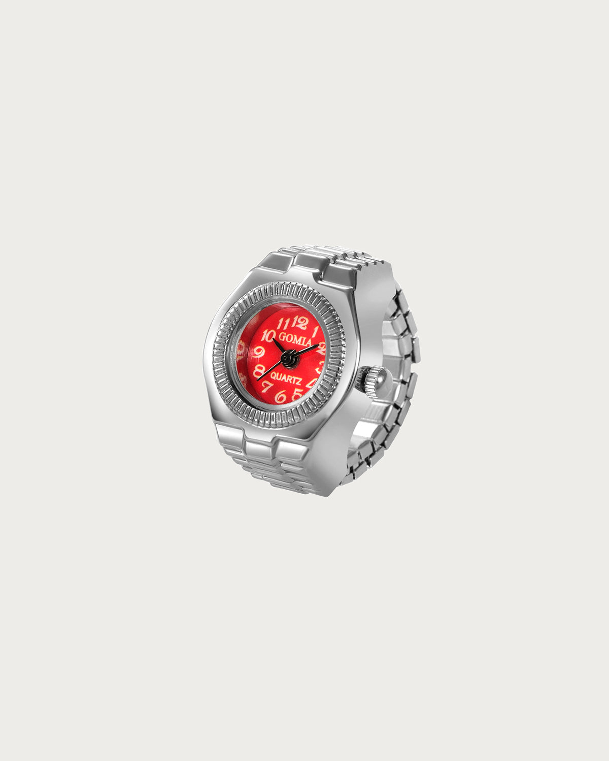 Anillo elástico de plata para reloj