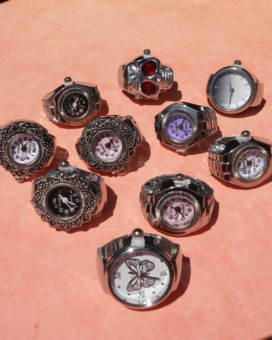 Sandra Gradient Watch Stretchy Golden Ring