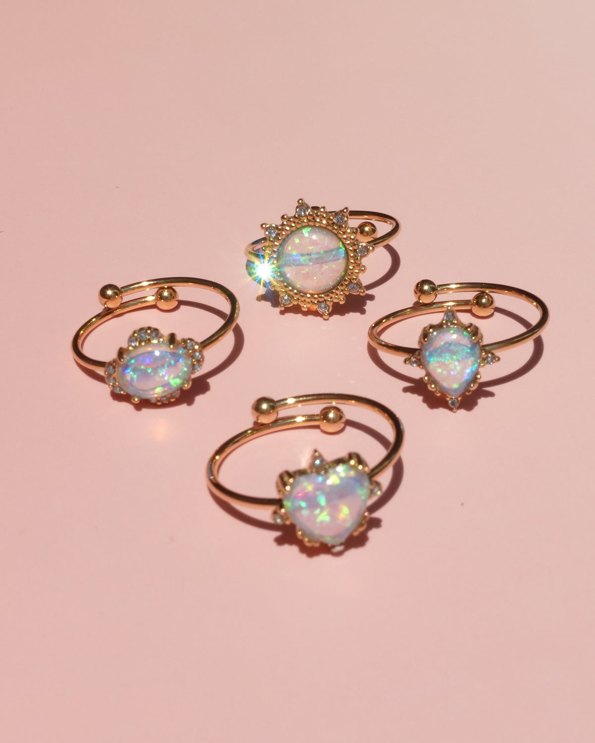 Claire Opal Golden Ring