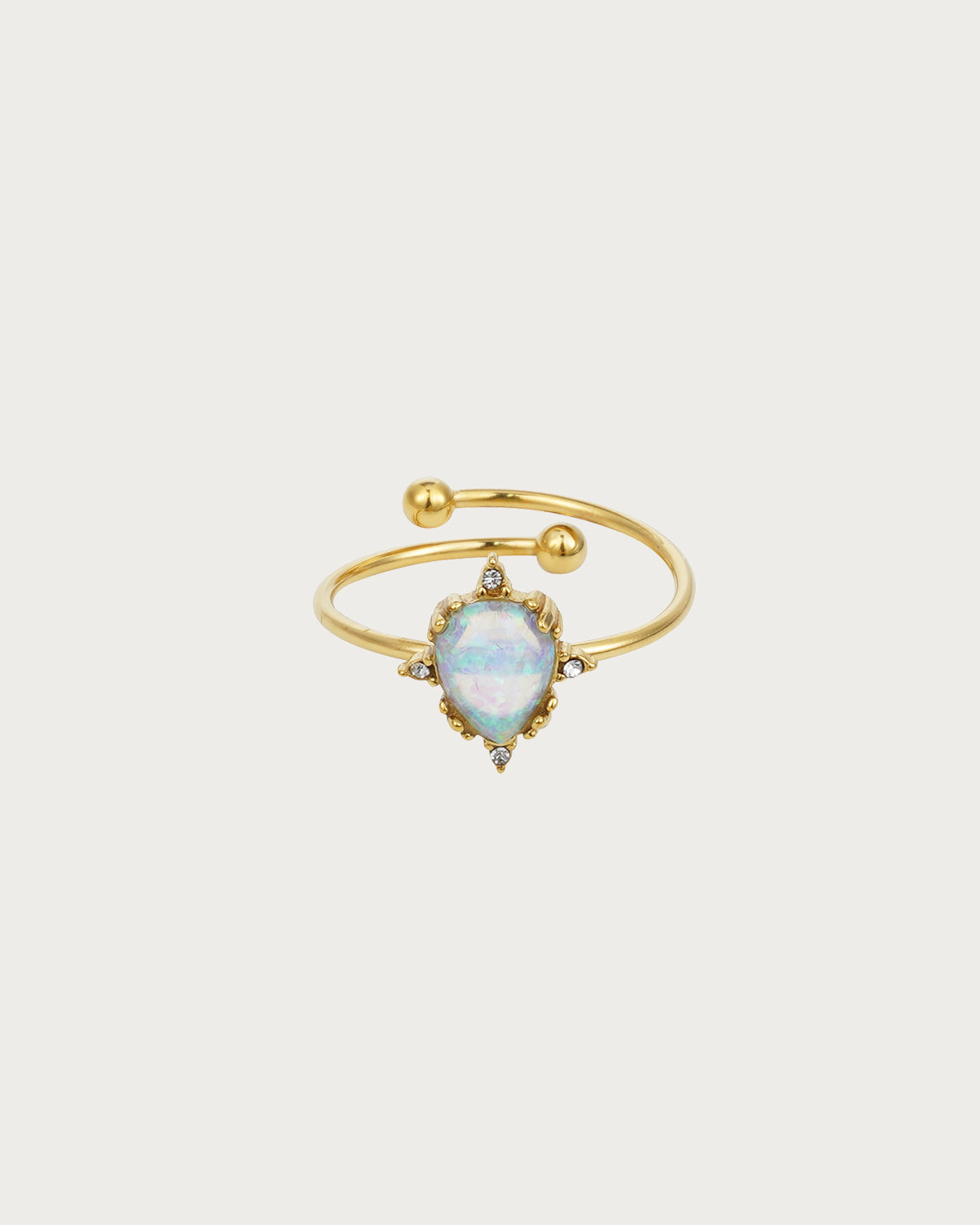 Opal Golden Ring