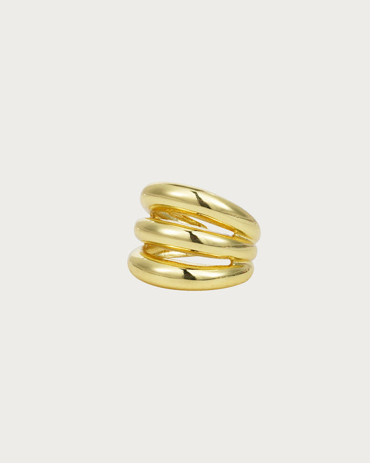 Modesty Triple Golden Ring