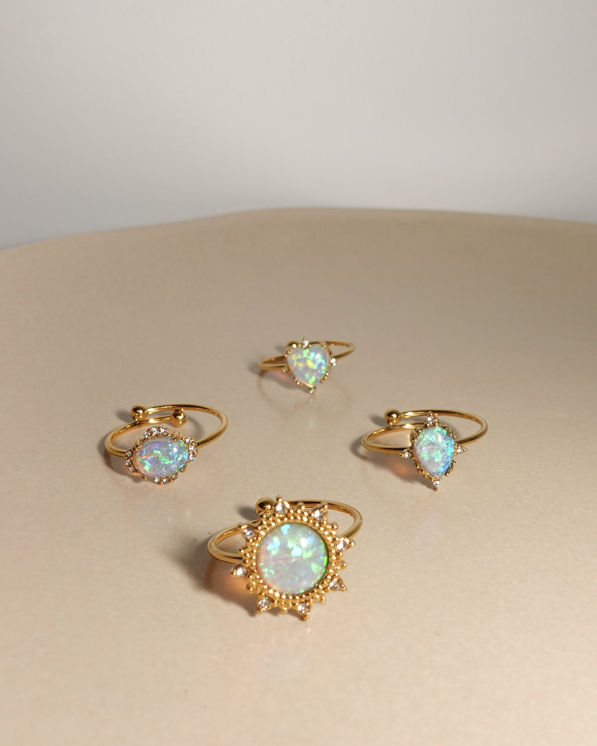 Claire Opal Golden Ring