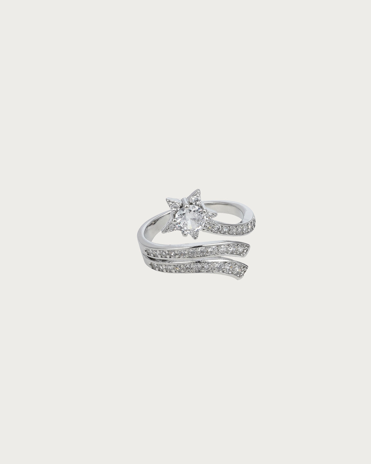 Jessie Meteor Silver Ring