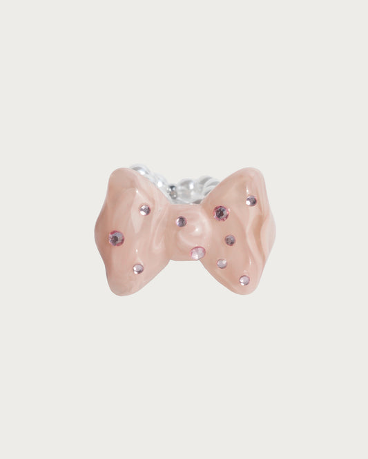 Pag Double Layer Pearl Bow Ring
