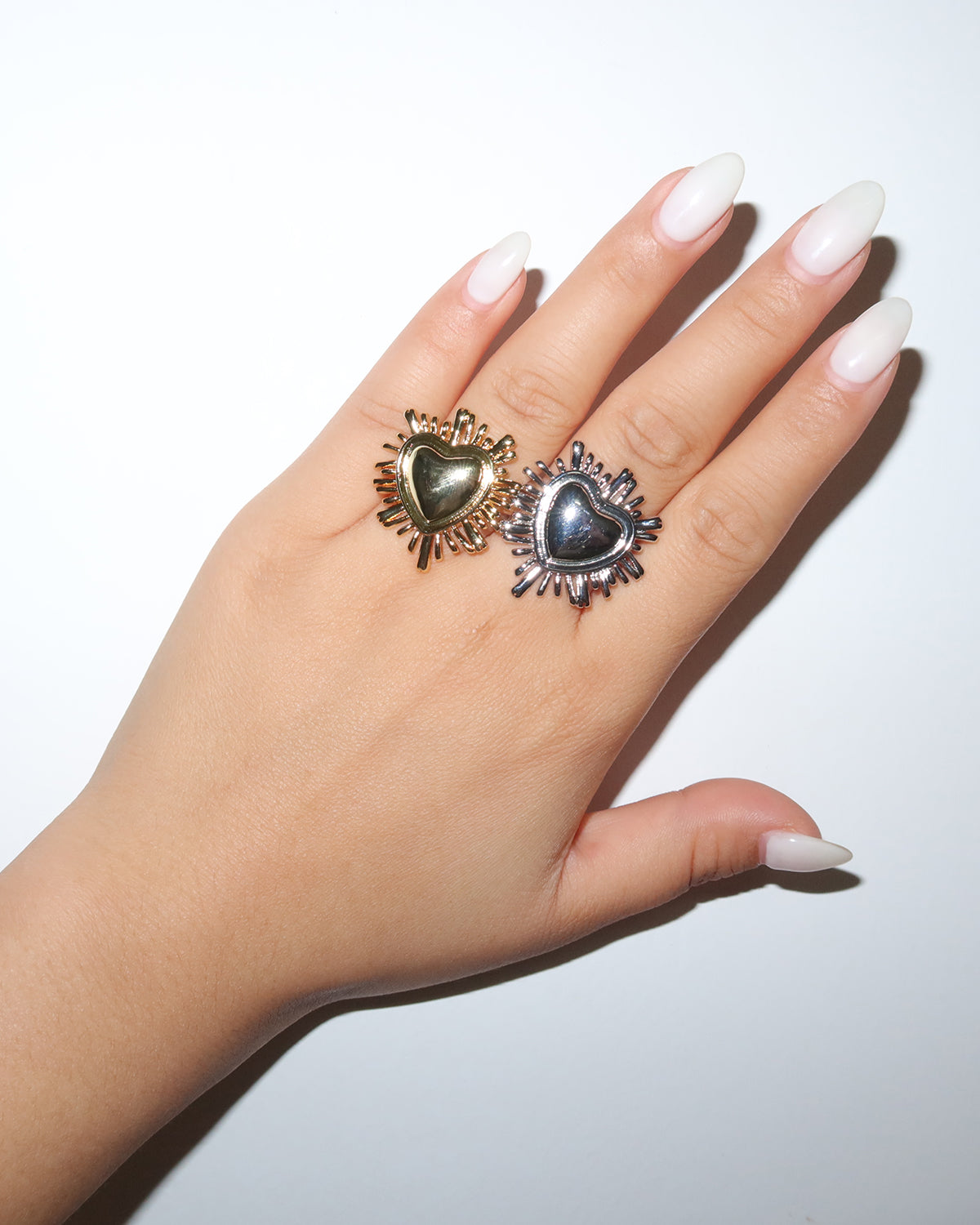 Una Heart Silver Ring