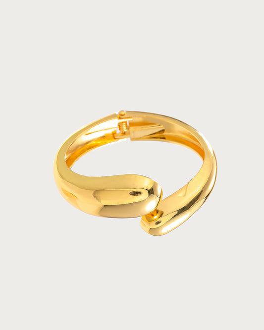 Chunky Golden Bangle