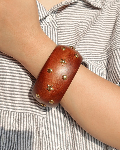 Kama Star Wooden Bangle