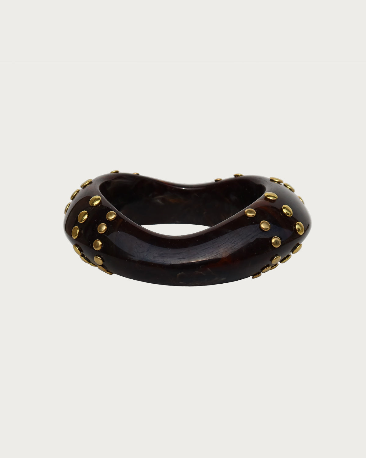 Mamie Bold Studded Resin Bangle