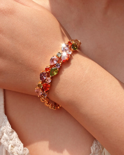 Ada Colorful Golden Bracelet