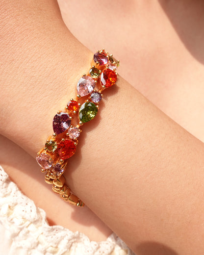 Ada Colorful Golden Bracelet