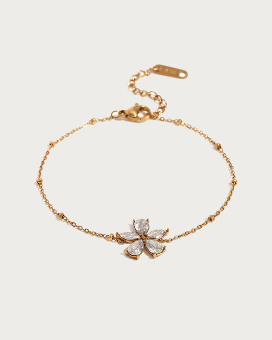 Flower Golden Bracelet