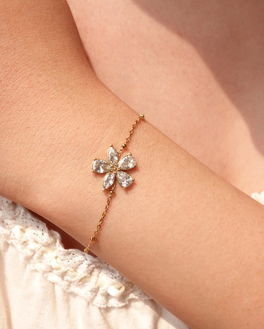 Flower Golden Bracelet