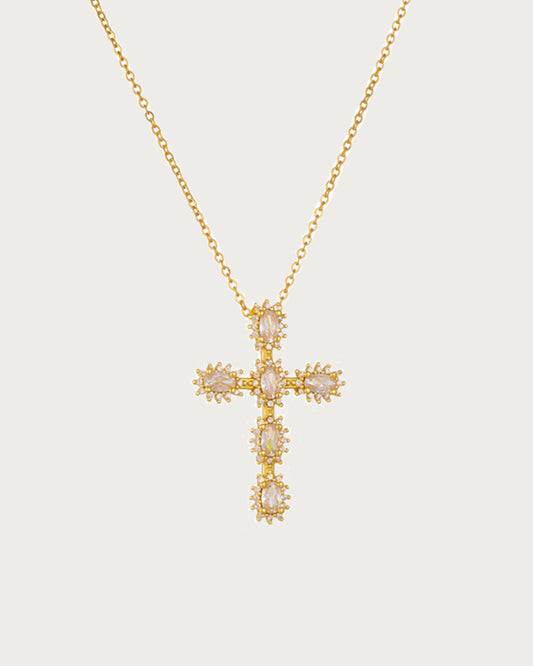 Retro Cross Golden Pendant Necklace(2 Colors)