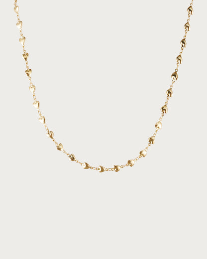 Love Heart Golden Necklace