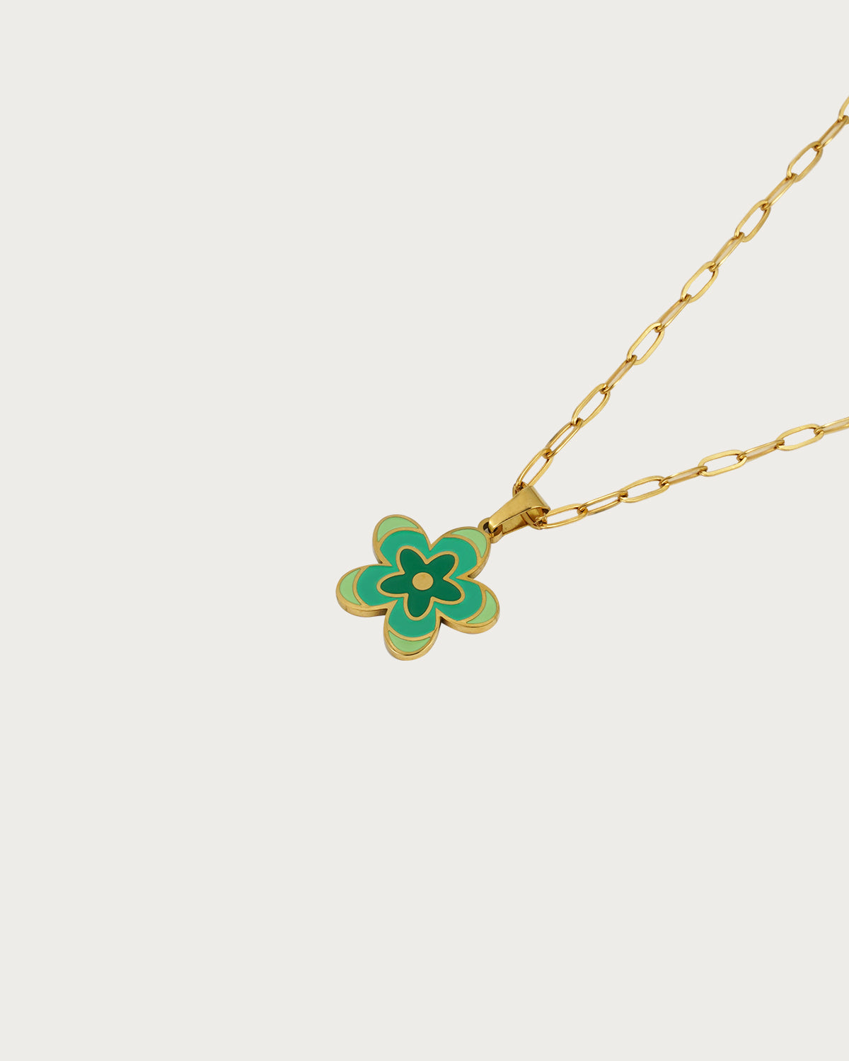 Cute Flower Golden Pendant Necklace(3 Colors)