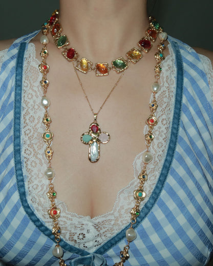 Catherine Candy Golden Necklace
