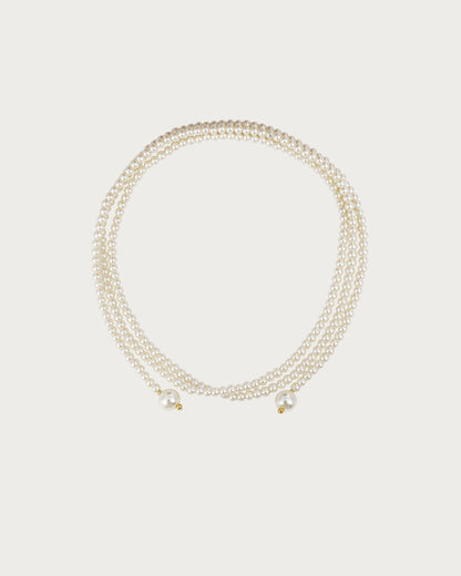 Collar largo de perlas