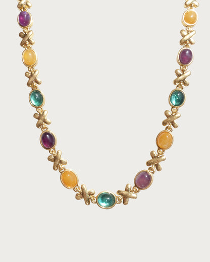 Ashley Unique Candy Golden Chain Necklace