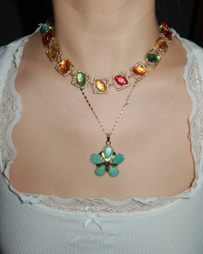 Catherine Candy Golden Necklace