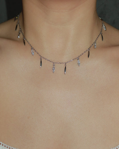 Fanny Elegant Drop Tassel Necklace