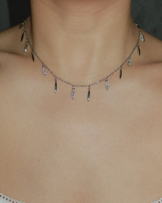 Fanny Elegant Drop Tassel Necklace