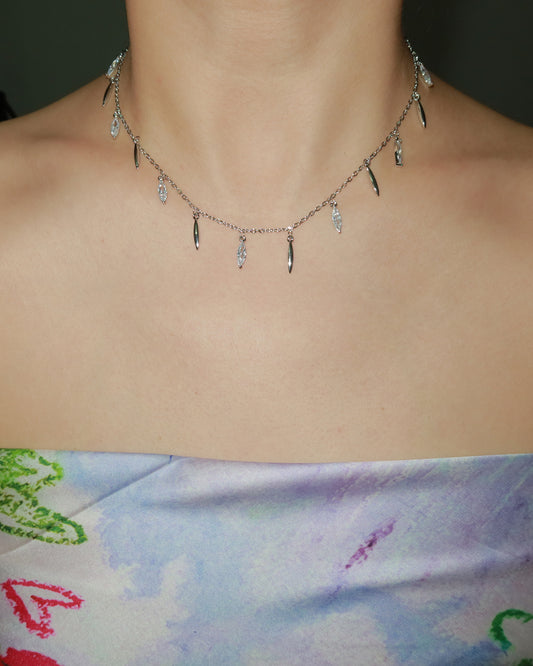 Fanny Elegant Drop Tassel Necklace