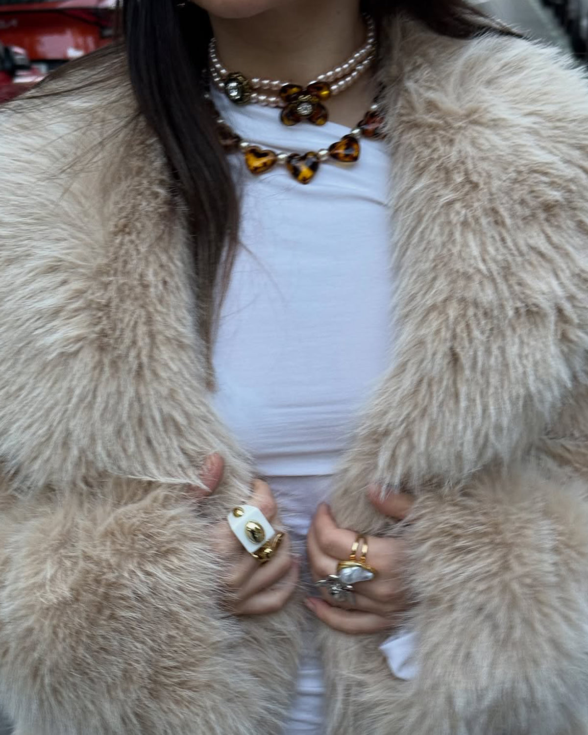 Florence Leopard & Rose Necklace Set