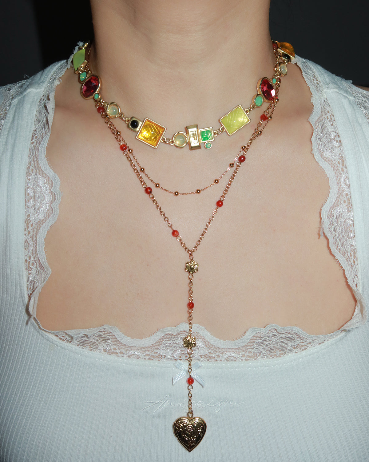 Jennie Golden Lariat Necklace