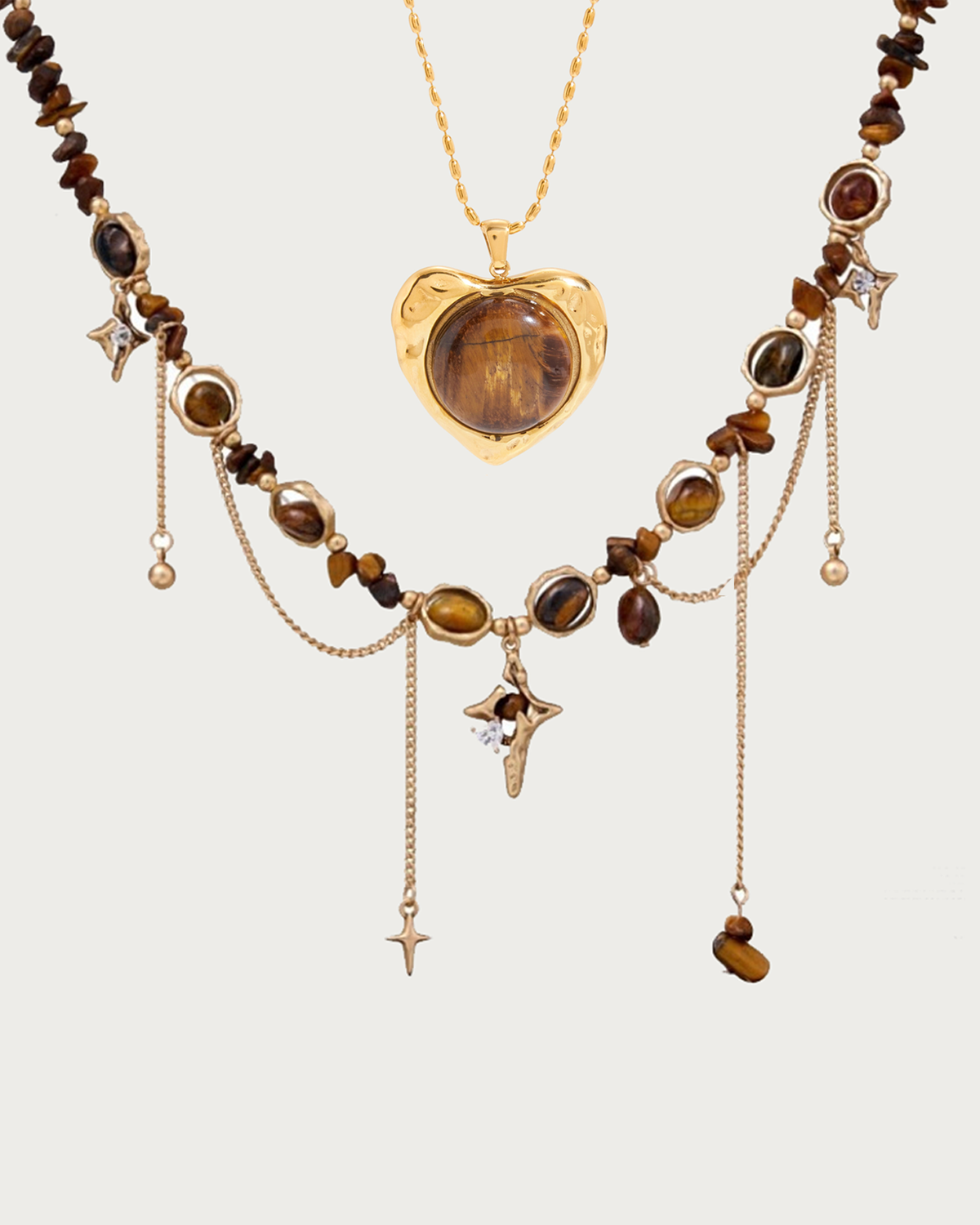 Miranda & Cecilia Retro Necklace Set