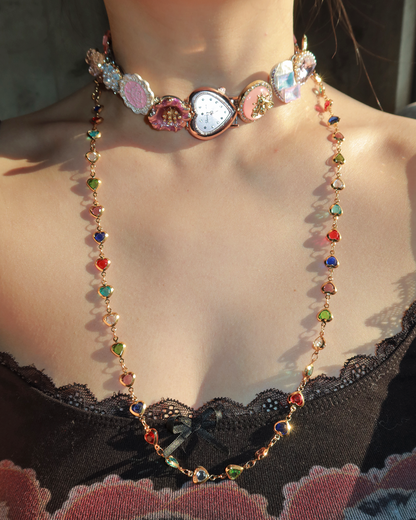 Brook Lucky Clock Necklace